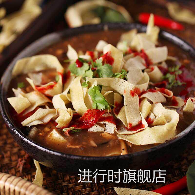 天津特产网红抖音大福来真素诚嘎巴菜锅巴菜真空装不含卤锅巴500G