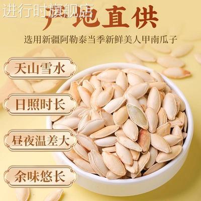 美人甲南瓜子2024新货大颗长粒原味南瓜子炒熟新疆特产官方旗舰店