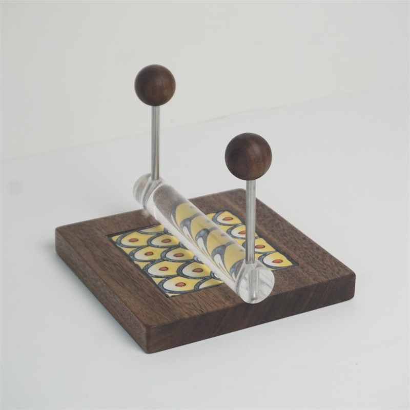 实木纸巾架木质黄铜餐巾纸收纳架咖啡店餐厅方形纸巾座桌面纸巾盒