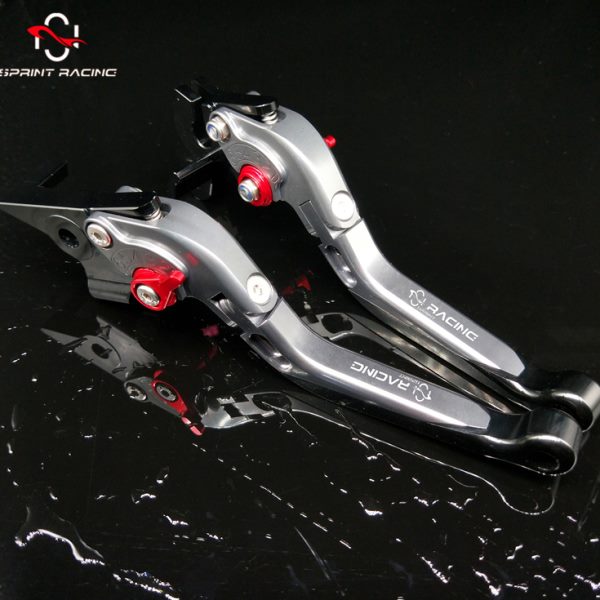适用踏板车PCX150 PCX125改装CNC配件刹车牛角手把拉杆
