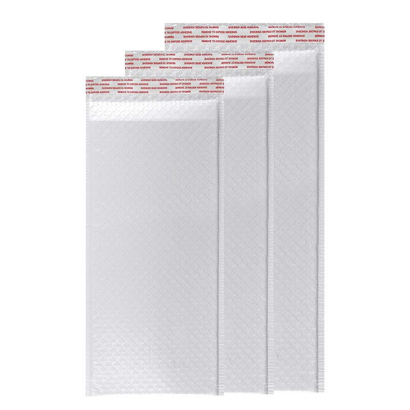 多尺寸长条形泡泡袋气泡信封袋细长泡沫打包快递袋窄长气泡包装袋