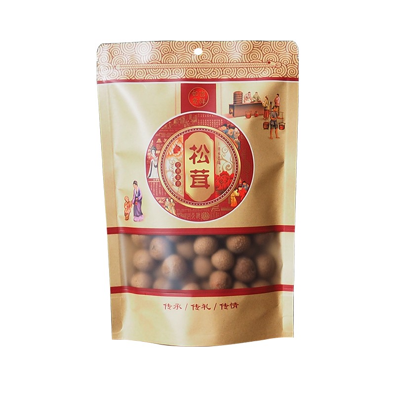 特惠羊肚菌姬松茸包装袋子  带拉链袋子自封口袋定制