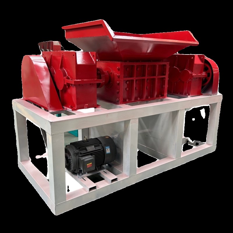 大型撕碎机强力工业破碎机轴塑料定制移动柴油撕碎机移动撕碎机