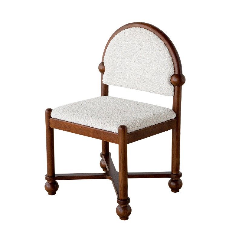 实木复古靠背椅餐椅法式休闲椅家用小户型白蜡木办公椅椅子,住宅家具,餐椅,淘宝优惠券,粉丝福利购,淘宝优惠卷