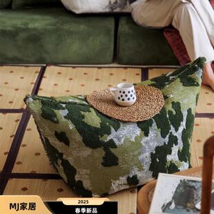 北欧风客厅蒲团布艺坐垫榻榻米坐墩家用大坐垫地上懒人沙发可拆洗