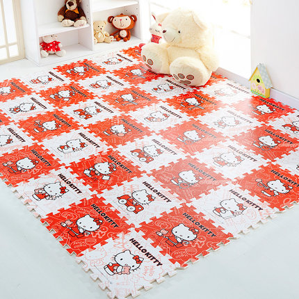 哆啦梦樱桃小丸子KT爬行垫儿童泡沫拼接地垫卡通拼图爬爬垫