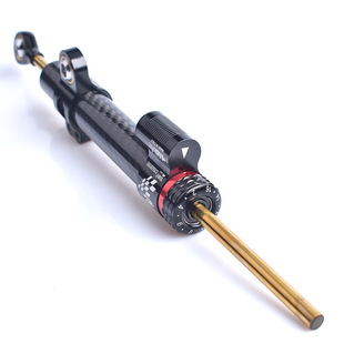 车改装通用加强款碳纤钛尺方向阻尼器防甩头平衡杆