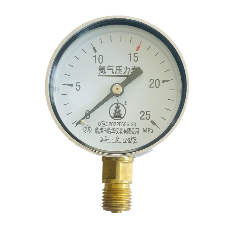 YH0氦气压力表头级精度可检测正装表加厚MPMP勇超