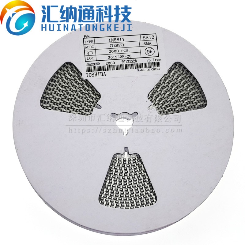 SMA 贴片肖特基二极管 SS12 SS14 SS16 SS110 DO-214AC 整盘