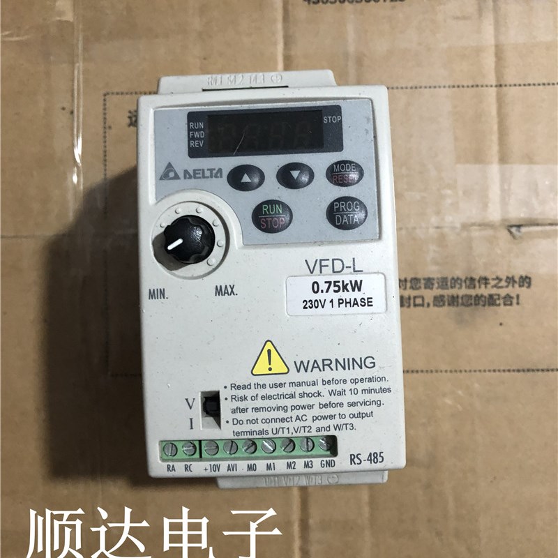 拆机现货台达变频器VFD007L21A 0.75KW 220V保质量