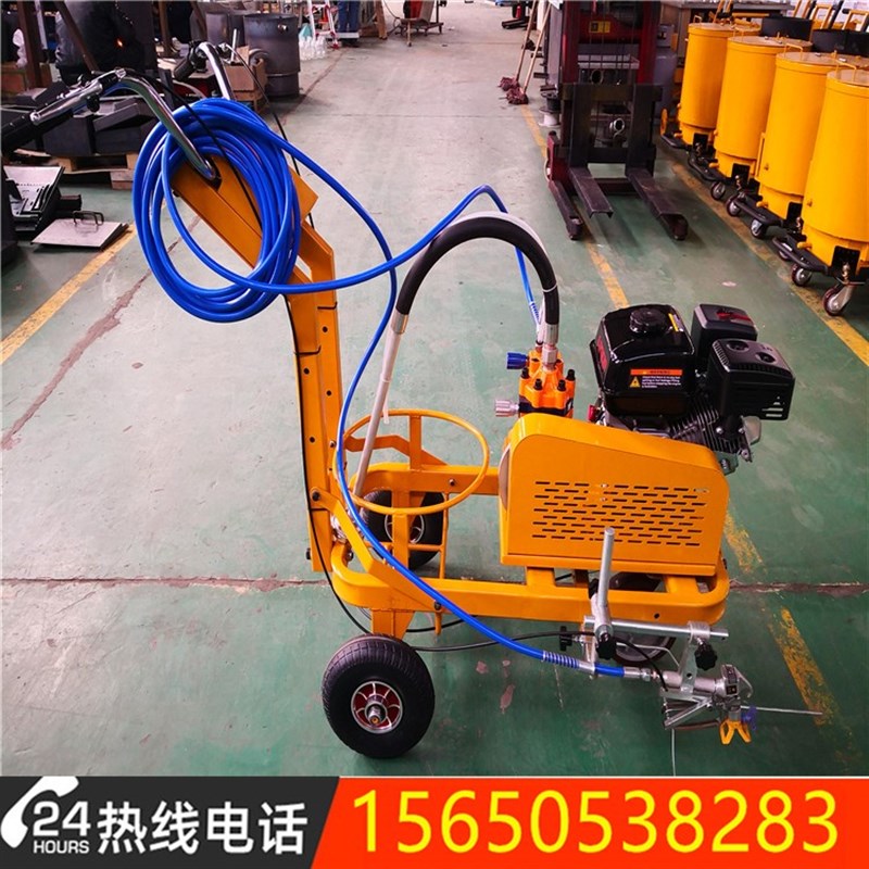 冷喷划线机热熔手推式公路道路画线机器停车位标线机道路维修设备