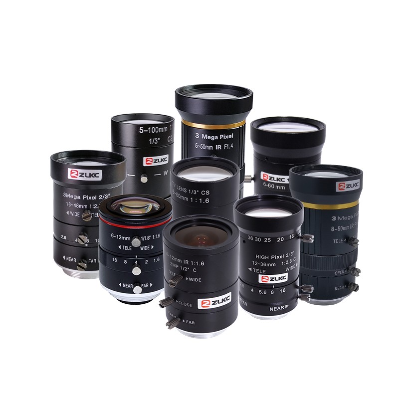 高清工业变焦镜头12-36mm焦距5-100mm可选工业相机监控镜头C口VM