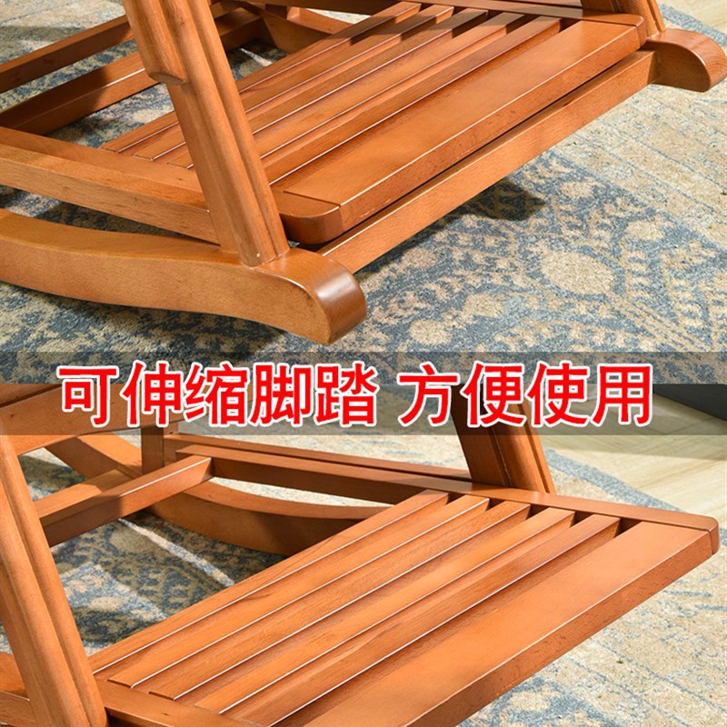 藤椅单人实木阳台天然印尼真藤摇摇椅家用手工全藤椅靠背编织椅子