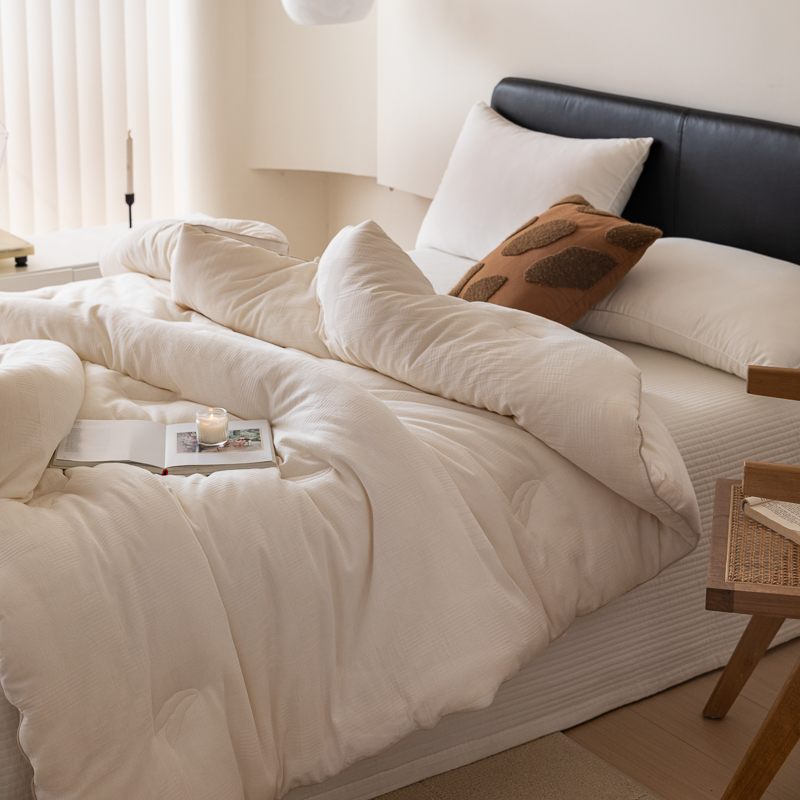 全棉大豆纤维被子四季通用冬被加厚保暖被芯宿舍棉被褥单双人