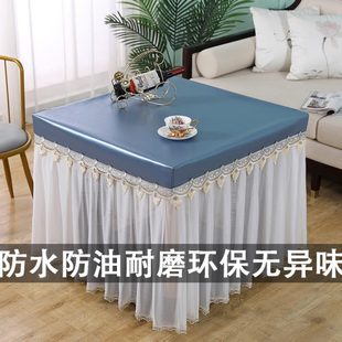 桌布罩套正方形防水防油电炉罩取暖桌罩防尘罩 烤火桌罩套薄款