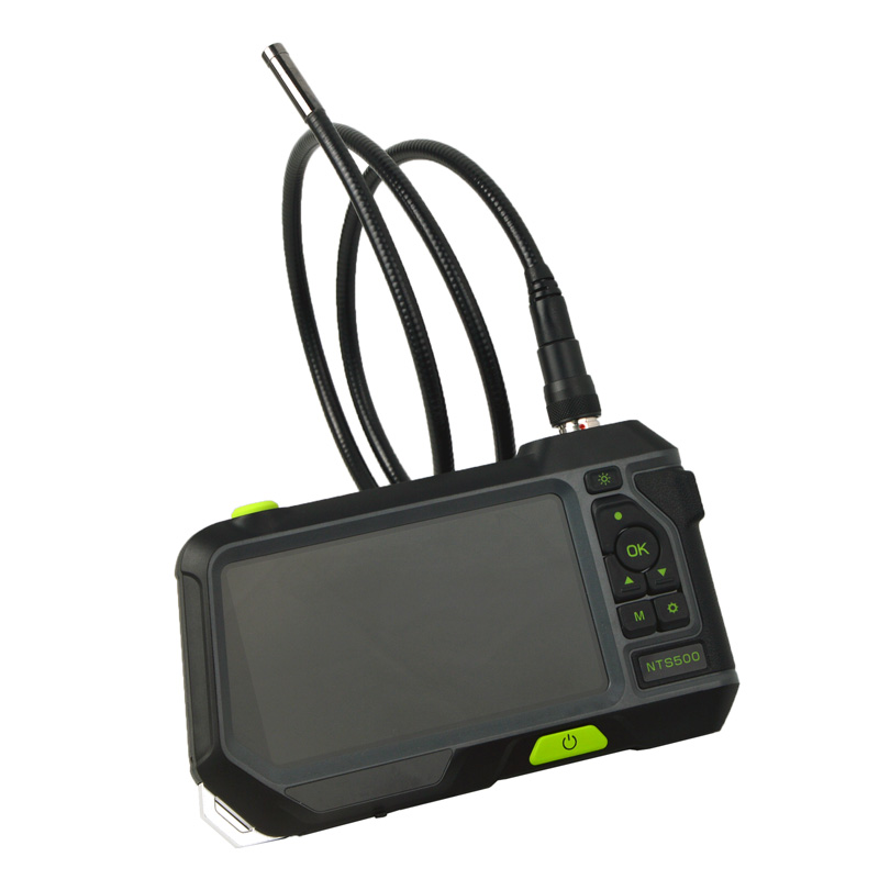 NTS500百万高清工业内窥镜 5寸平板式 自动对焦摄像头 双镜头检测
