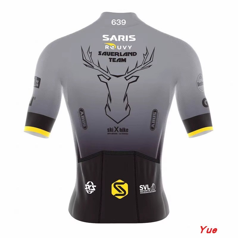 蝎子自行车夏季速干透气排汗骑行服套装公路车短上衣背带裤可定制