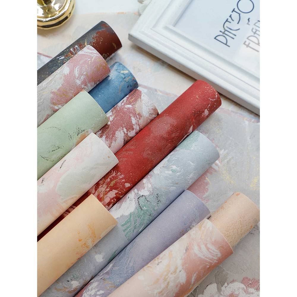 梦境后花园秘境玫瑰防水鲜花油画风包装纸花束包花纸材料花艺资材