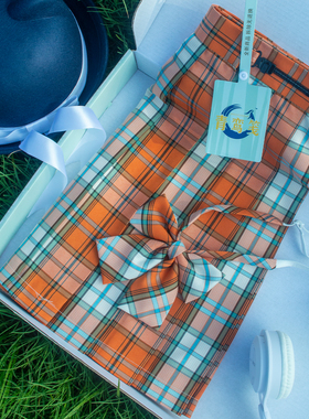 原创正版jk格裙橘香物语橙色jk百褶裙学生表演班服校服jk百褶裙