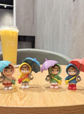 可爱卡通桌面人物小摆件迷你创意办公室治愈系装饰品微景观小物件