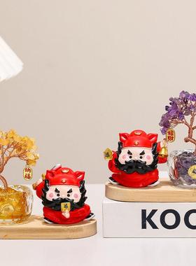 职场防小人钟馗玄学办公工位情绪稳定神器桌面装饰品摆件好运礼物