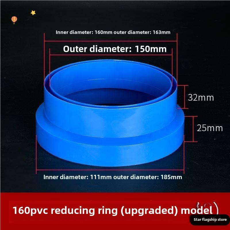 抽油烟机排烟管变径大小转换接头塑料变径止逆阀通风排气管变径圈