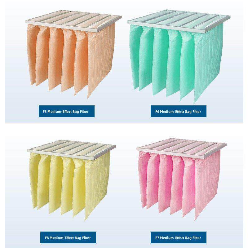 g4初效板式空气过滤器铝框纸框中效袋式无纺布中央空调防尘过滤网