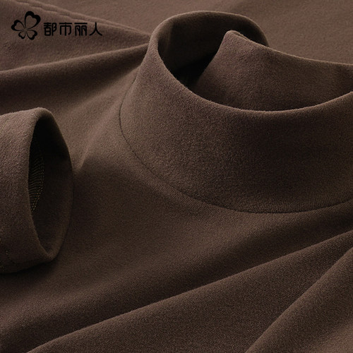 都市丽人半高领打底衫女秋冬季20