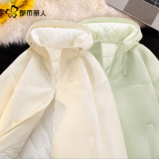 女士户外冲锋上衣加厚棉服A 冬季 都市丽人夹棉外套女2025新款 爆款