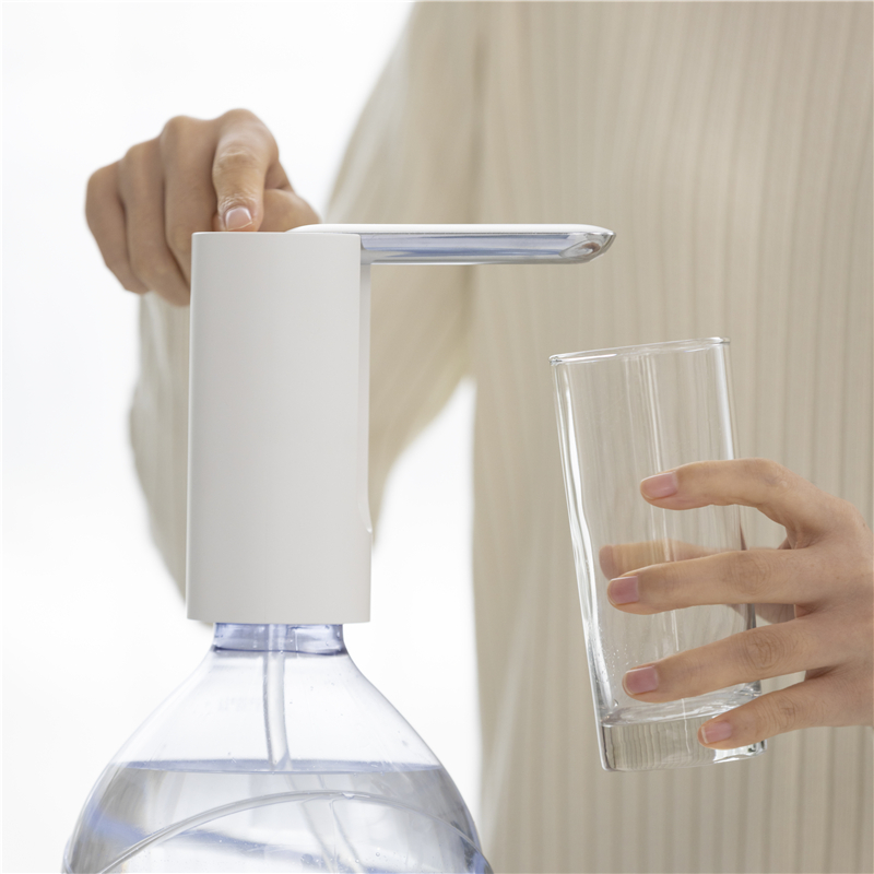 饮水桶电动抽水器折叠取水器桶装水智F能上水纯净水U桶压水定量出