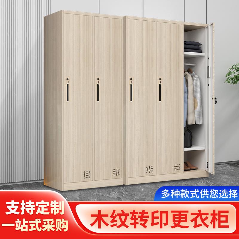 更衣柜钢制资料柜转印铁皮柜带锁档案财务凭证柜员工六门储物柜