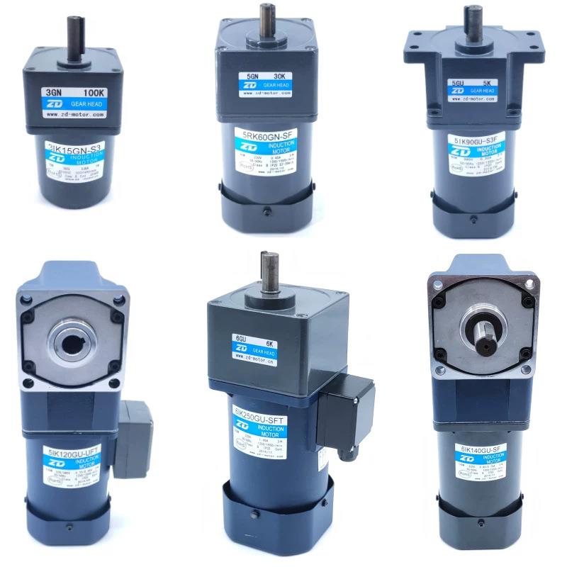 ZD6I直角中空齿轮箱120w140w200w交流电机齿轮减速箱