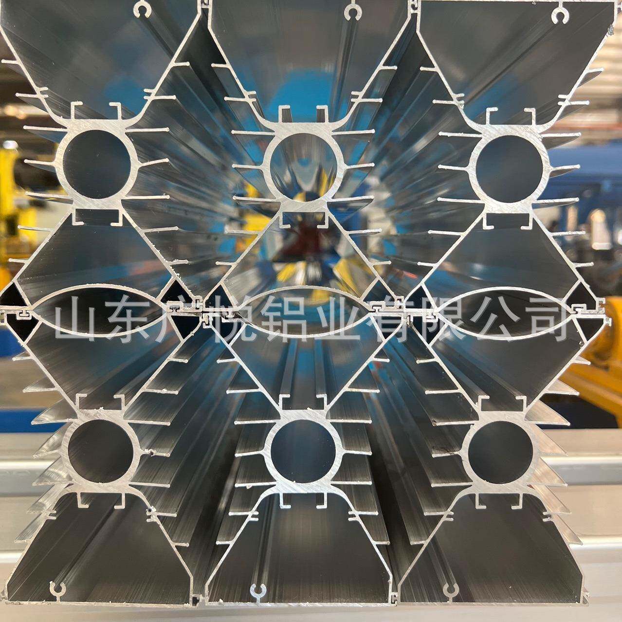 铝合金凹凸板波浪长城板异形板招牌围栏铝型材格栅装饰广告