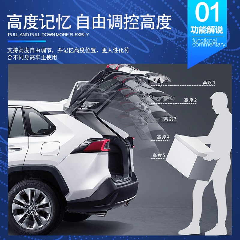 24款crv电动尾门冠道皓影奥德赛改装艾力绅原厂款自动后备箱缤智