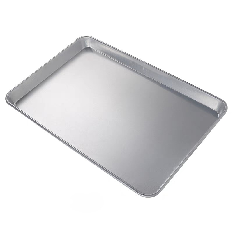 铝烤盘长方形60*40商用烤箱用纯铝盘面包烘焙模具饼干披萨铝托盘