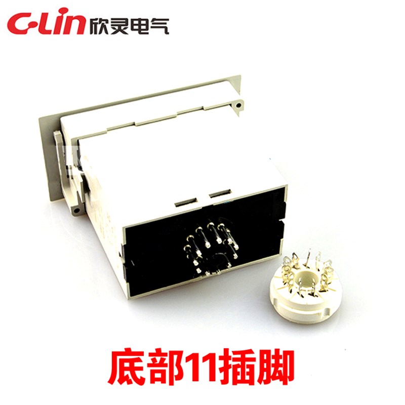 欣灵牌HHS1(JS14S) 9.9S 99S 99M AC220V 380V延时时间继电器11脚