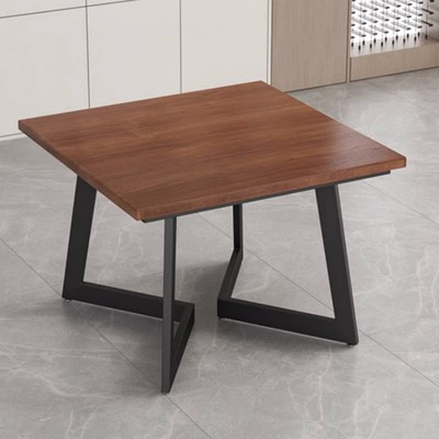 定制岩板瓷砖餐桌腿铁艺茶几底座支架实木板桌脚大理石正方形桌架