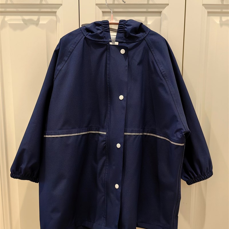 日系2023新纯色可亲子薄款儿童雨衣防水全身男女小童小学生雨披