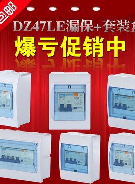 DZLE 2空调关热水器+n漏电断路器装带盒家用总闸