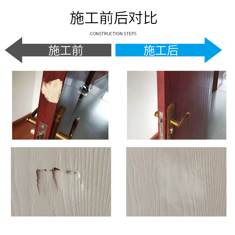 艾勒水性原子灰腻子家具木器腻子粉汽车修复补土易刮平环保批墙灰