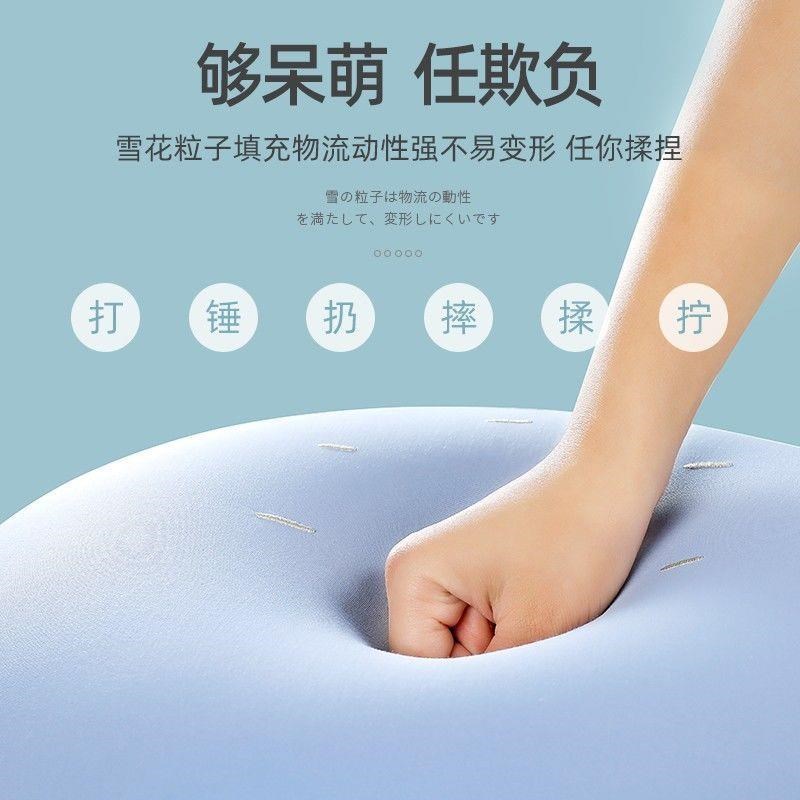光滑无毛纳米粒子泡沫颗粒冰丝鲸鱼公仔女友侧睡睡觉凉爽夹腿抱枕