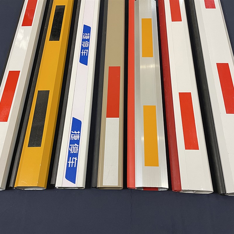 杆八角杆挡车杆升降杆拦车停车场小区门栏杆卡槽带防砸胶条