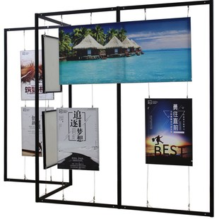 书法展览板摄影作品展书画展示架宣传展示架书画展板屏风时尚