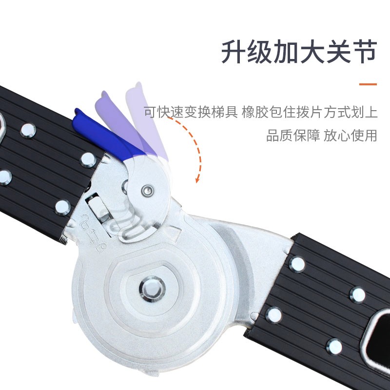 多功能便携折叠梯子铝合金家用楼梯加厚人字梯工程梯升降伸缩直梯