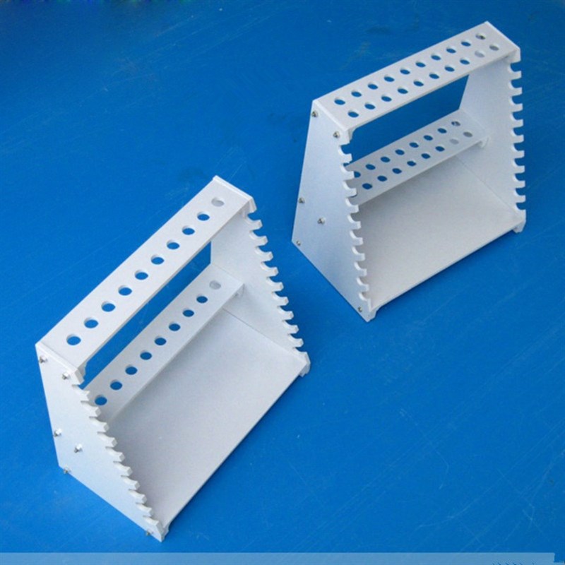 压克力20孔移液管架吸管架单面梯形面梯形10台阶吸管架