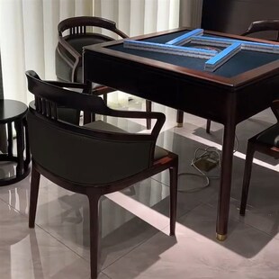 新实木麻将机自动家用带盖板娱乐麻将桌餐桌两用一体机