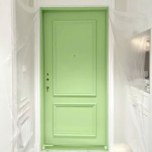 掘优门翻新油漆入户防盗门金属漆木门改色白色半哑光木器漆