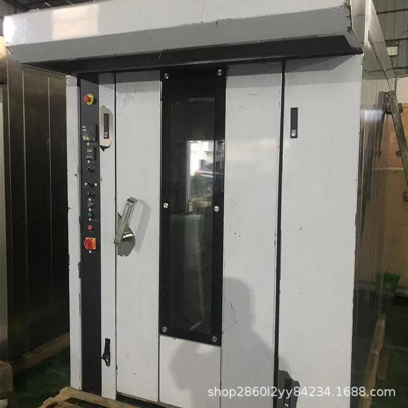 32/64盘热风旋转炉大型商用食品厂烤炉吐司面包汉堡大型旋转烤箱