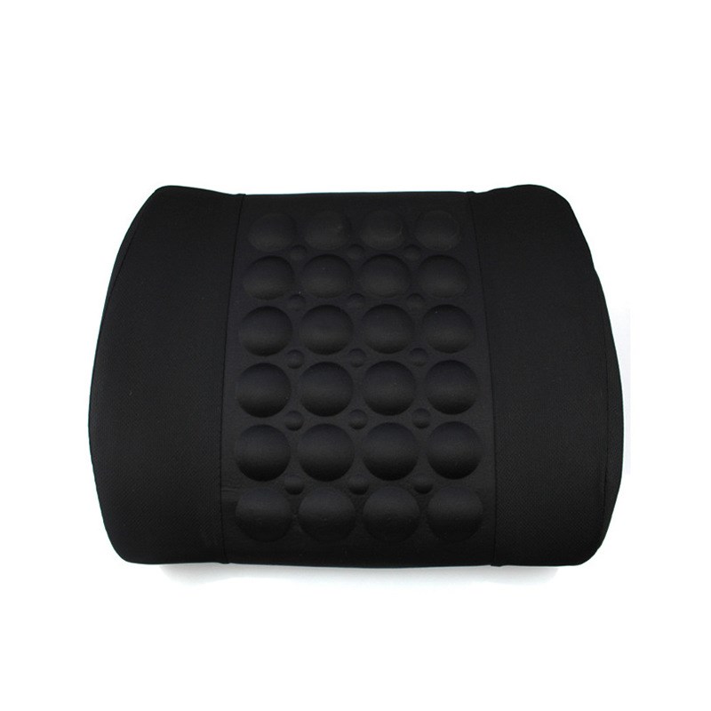 车载记忆棉12v电动汽车按摩腰靠腰垫 保健办公腰靠 按摩气泡 柔软