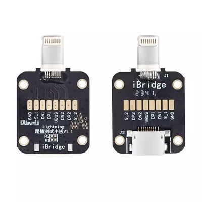 潜力iBridge尾插TypeC充电DNDP检测转接板Linghtning尾插测试小板